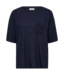 dames t- shirt met zakje Lyla marine