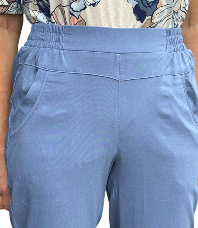 stretch broek dames punta (elastische tailleband)