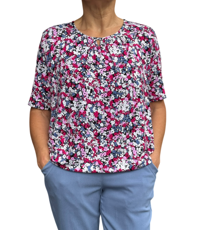 blouson kleine bloemetjes roze