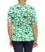 dames t-shirt met bloemenprint all-over dessin groen