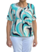 blouson wave beige- aqua