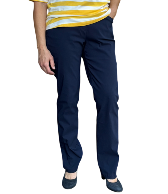 stretch broek bengaline met elastische boord Anne