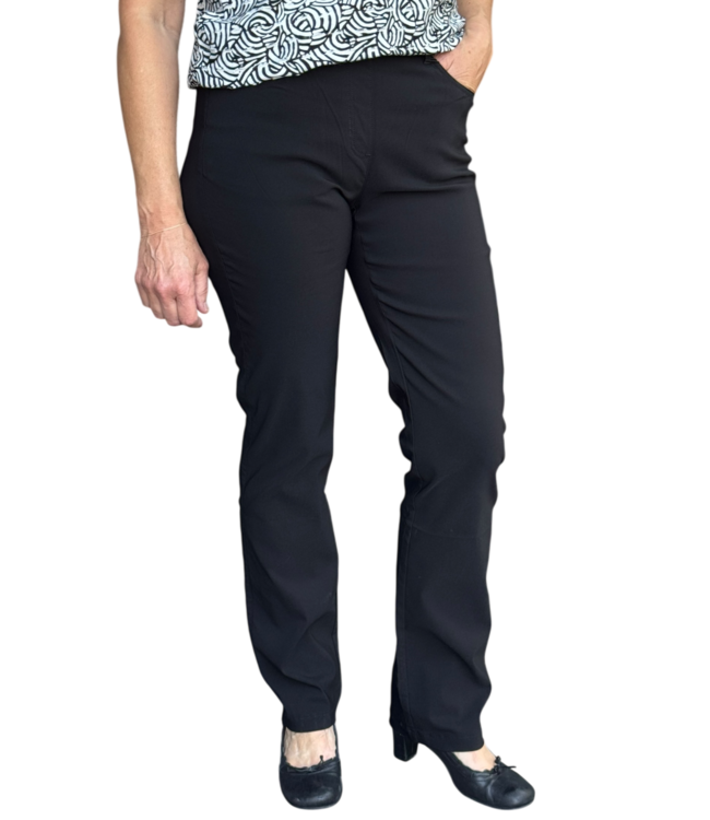 stretch broek bengaline met elastische boord Anne
