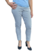 stretch broek dames Pita cirkelprint blauw -  Sensia