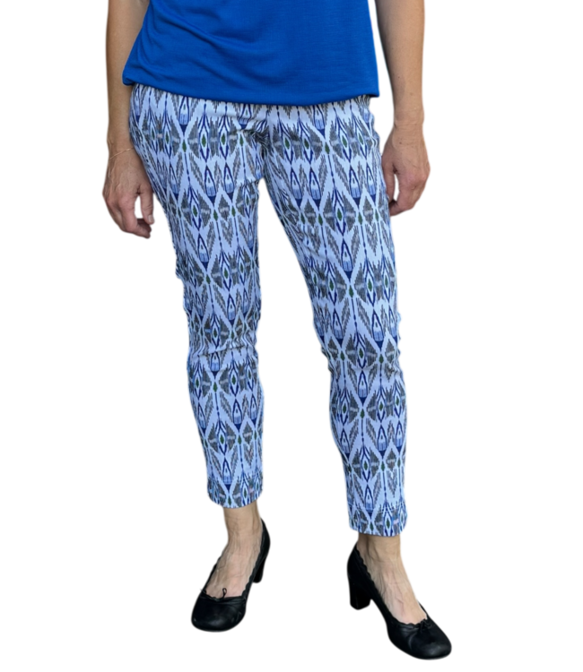stretch broek dames Indian Pita koningsblauw - Sensia