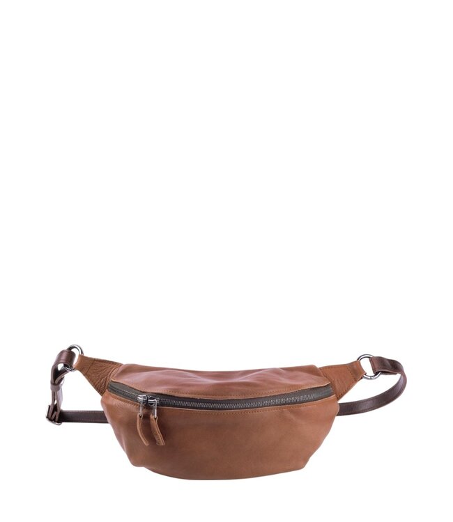 Chaza leren heuptas / hipbag cognac