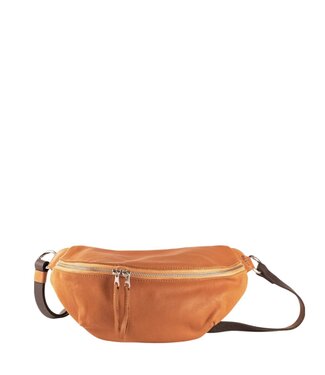 Harold's Lederwaren Chaza leren heuptas / hipbag geel