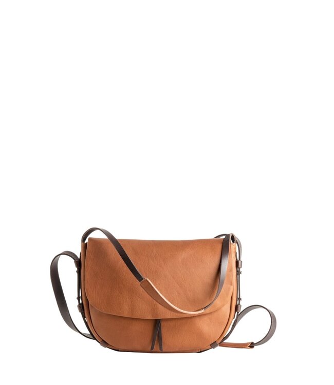 Chaza "slingbag" schoudertas medium cognac