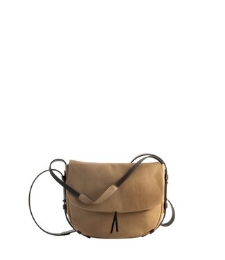Harold's Lederwaren Chaza "slingbag" schoudertas medium beige