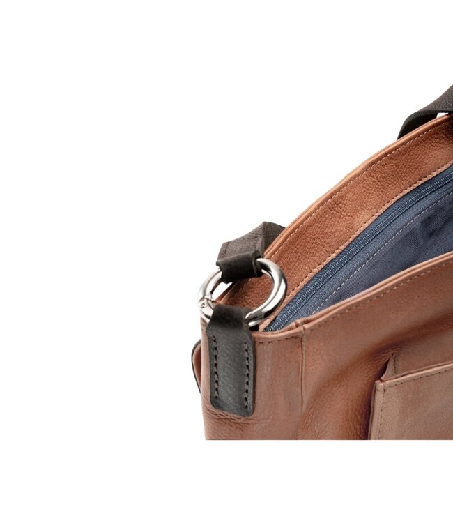Chaza "slingbag" schoudertas large cognac