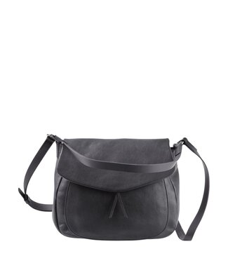 Harold's Lederwaren Chaza "slingbag" schoudertas large zwart