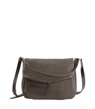 Harold's Lederwaren Chaza "slingbag" schoudertas large taupe
