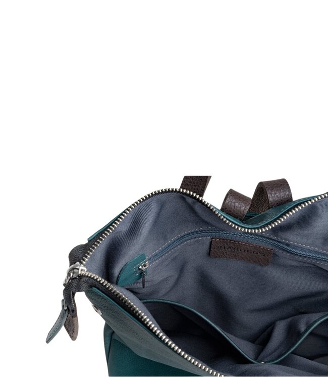 Chaza leren dames rugzak zwart