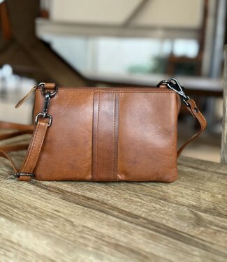 Leather Design leren festival tasje dames hunter leer