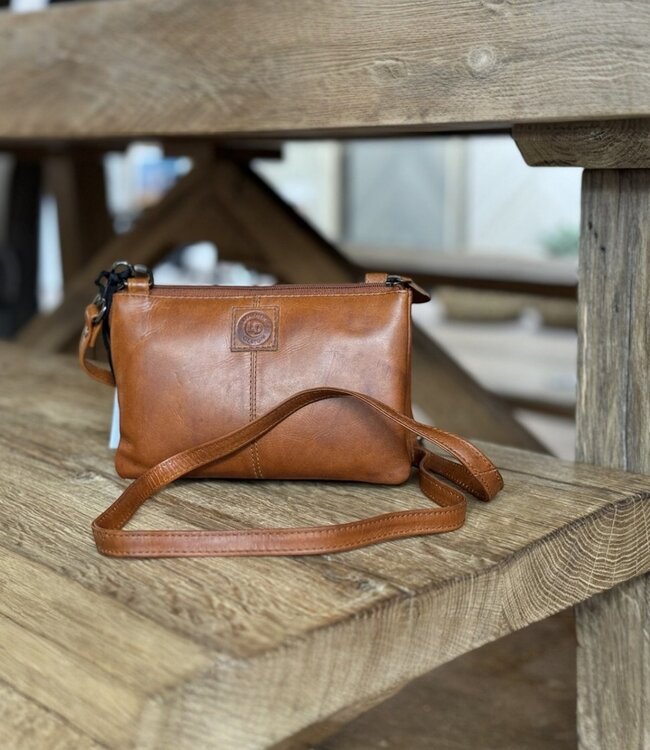 leren festival tasje dames hunter leer