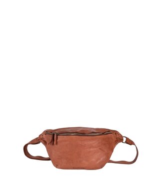 Harold's Lederwaren grote leren heuptas unisex Aberdeen cognac