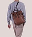 Mount Ivy rugzak & schoudertas (messenger) medium cognac