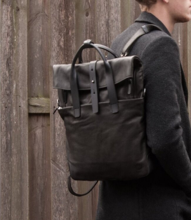 Mount Ivy rugzak & schoudertas (messenger) large zwart