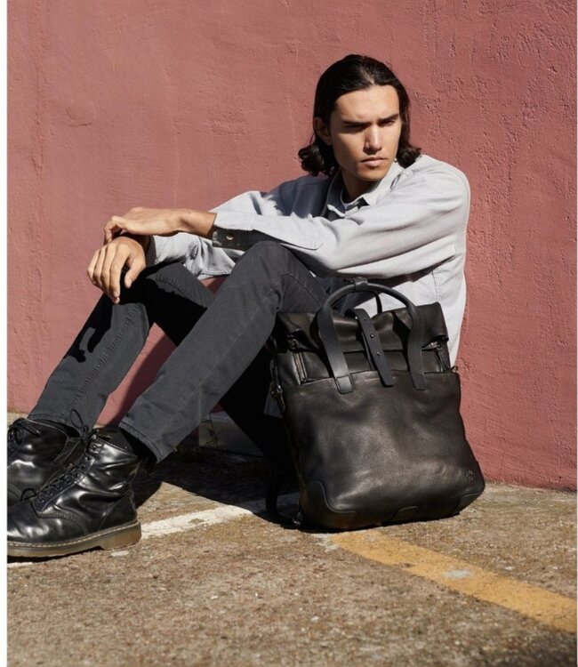 Mount Ivy rugzak & schoudertas (messenger) large zwart