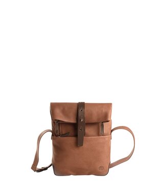 Harold's Lederwaren Mount Ivy leren schoudertas small (Crossbag) cognac