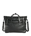Mount Ivy leren weekender (reistas) groot zwart