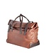 Mount Ivy leren weekender (reistas) groot cognac