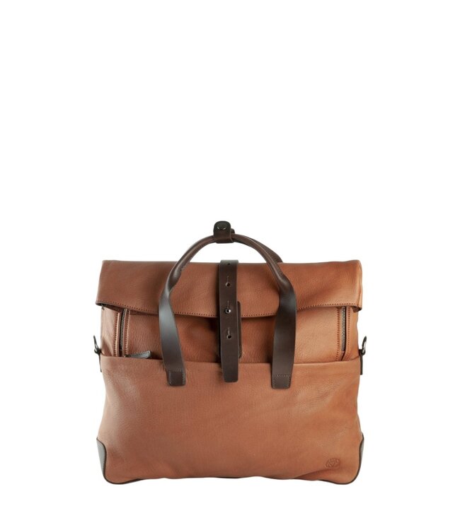Mount Ivy rugzak & aktetas (business bag) cognac
