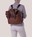 Mount Ivy rugzak & aktetas (business bag) cognac