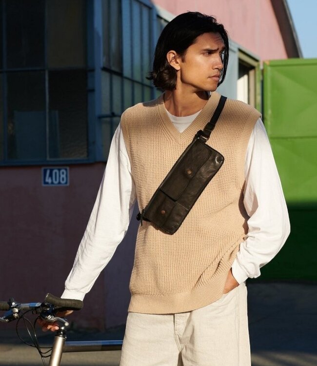 submarine leren heuptas (beltbag) cognac large