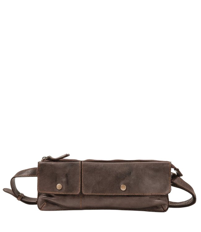 submarine leren heuptas (beltbag) bruin large Harold's Lederwaren