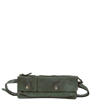 Harold's Lederwaren submarine leren heuptas (beltbag) groen large