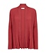 open dames vest plissé "Claudisse" baked- apple
