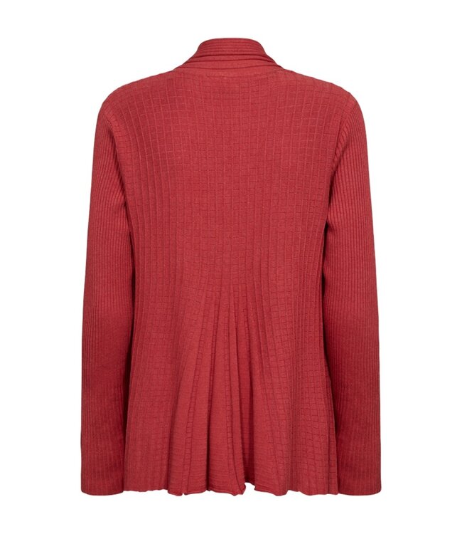 open dames vest plissé "Claudisse" baked- apple FreeQuent