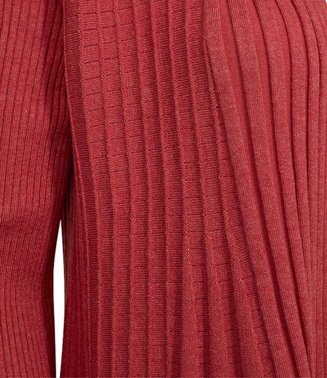 open dames vest plissé "Claudisse" baked- apple FreeQuent