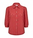 jersey dames blouse met knopen leni baked apple