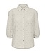 jersey dames blouse met knopen leni beige (moonbeam)
