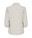jersey dames blouse met knopen leni beige (moonbeam)