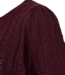 dames pullover structuur "Larry" korte mouw bordeaux