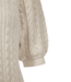dames pullover structuur "Larry" korte mouw sand