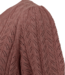dames pullover structuur "Larry" korte mouw oud- roze