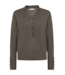 chique dames pullover "Katie" knopen taupe