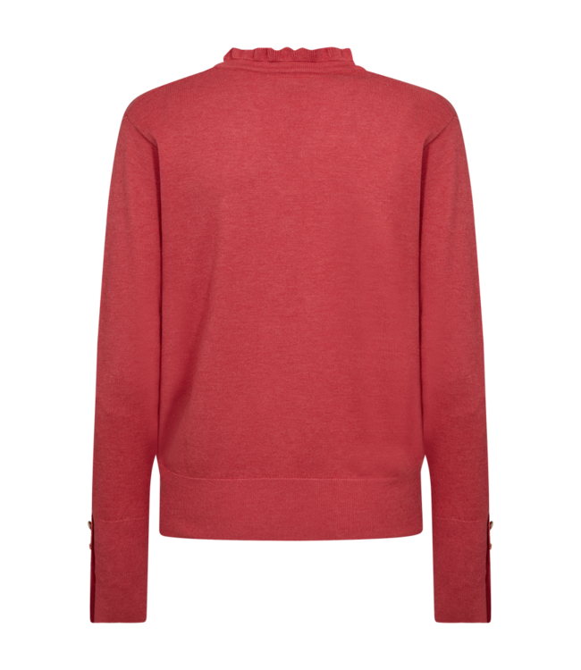 chique dames pullover "Katie" knopen baked- apple