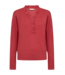 chique dames pullover "Katie" knopen baked- apple