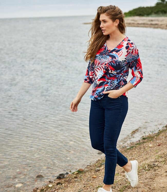 dames blouson safari rood