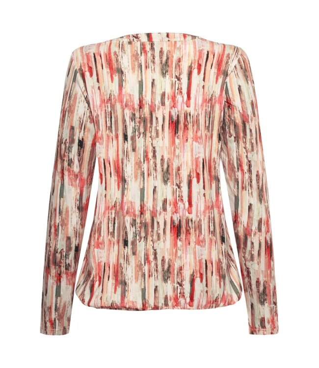 dames blouson shirt met strass en knopen baked- apple