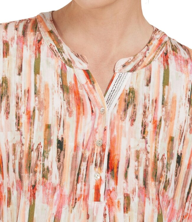 dames blouson shirt met strass en knopen baked- apple