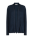 open dames vest plissé "Claudisse" marine