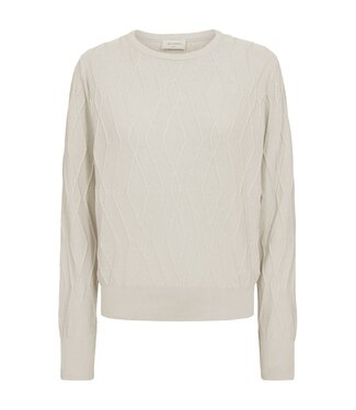 FreeQuent dames pullover lijnen structuur "Cotty" beige FreeQuent dames pullover lijnen structuur "Cotty" beige