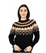 Noorse dames trui motief zwart M.X.O.
