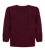 dames pullover met structuur "Hara" bordeaux FreeQuent - 6% wol